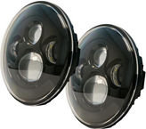 DV8 Offroad HL7JK-01 LED Projector Headlight Pair for Jeep Wrangler JK 2007-2018