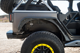 Smittybilt 76986 XRC Rear Aluminum Inner Fender Liners for Jeep Wrangler JK 2007-2018