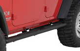 Rugged Ridge 11591.08 4" Oval Tube Steps for Jeep Wrangler JK 4 Door 2007-2018