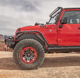 Rugged Ridge 11615.46 Front Steel Tube Fenders for Jeep Wrangler JK 2007-2018