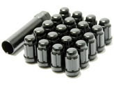 Gorilla Spline Drive Lug Nut Set for Jeep JK, M14-1.5 Black
