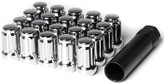 Gorilla Spline Drive Lug Nut Set for Jeep JK, M14-1.5 Chrome