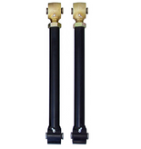 Rock Jock CE-9807RLA Adjustable Rear Lower Control Arm Pair for Jeep Wrangler JK 2007-2018