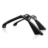 Reaper Off-Road JLFNDFX1-B Narrow Sickle Front Fender Flare Kit for Jeep Wrangler JL 2018+