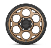 KMC Wheels KM54179050612N Dirty Harry Wheel | 17x9 | 5x5 | Matte Bronze with Black Lip