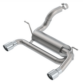 Borla 11962 Touring 2.5" Axle Back Exhaust in Stainless Steel for Jeep Wrangler JL 2.0L 2018+
