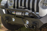 Rugged Ridge 11548.41 Spartan Front Bumper with Overrider for Jeep Wrangler JL & Gladiator JT 2018+