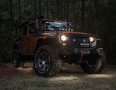 Rugged Ridge 11232.40 LED Rock Light Kit with Harness