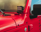 Rigid Industries 41659 A-Pillar LED Light Mounts for Jeep Wrangler JL 2018+