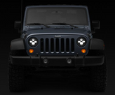 Morimoto LF271 Switchback DRL Projector LED Headlight Pair for Jeep Wrangler JK 2007-2018