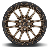 Fuel D681 Rebel Wheel 17x9 in Bronze with Black Ring