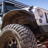 Aries 2500450 Front & Rear Inner Fender Liners for Jeep Wrangler JK 2007-2018