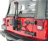 Aries 2563000 Heavy Duty Swing Away Spare Tire Carrier for Jeep Wrangler JK 2007-2018