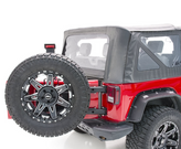 Aries 2563000 Heavy Duty Swing Away Spare Tire Carrier for Jeep Wrangler JK 2007-2018