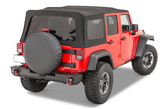 Aries 2157000 TrailCrusher Rear Bumper for Jeep Wrangler JK 2007-2018