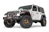 WARN 102350 Mid Grille Guard Tube Factory Steel Bumper for Jeep Wrangler JL & Gladiator JT 2018+