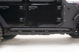 Fab Fours JL18-G1750-1 Tube Rock Sliders in Black for Jeep Wrangler JL 4 Door 2018+