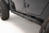 Fab Fours JL18-G1750-1 Tube Rock Sliders in Black for Jeep Wrangler JL 4 Door 2018+