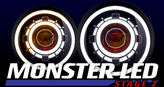 HIDProjectors 7" Monster Stage 2 Bi-LED Projector Headlights for Jeep Wrangler JK 2007-2018