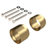 MetalCloak 7078 Exhaust Spacer Kit for Jeep Wrangler JK 2012-2018