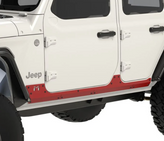 MetalCloak 6320 Aluminum Rocker ExoSkin Pair for Jeep Wrangler JL 4 Door 2018+