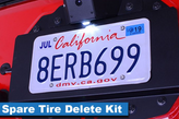 MetalCloak 6903 Spare Tire Delete Kit w/ Camera Mount for Jeep Wrangler JL 2018+