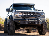 DV8 Offroad FBBR-01 MTO Series Full Width Front Winch Bumper for Ford Bronco 2021+