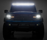 Rough Country 71043 50" Black Series Single Row Windshield LED Light Bar for Ford Bronco 2021+