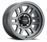 Vision Wheel 355-7973SG-12 Manx 2 Overland Wheel | 17x9 | 5x5 | Satin Gray