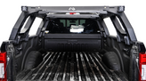 Fab Fours RACK01-01-1 Overland Adjustable Rack System in Black for Jeep Gladiator JT 2020+