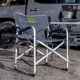 Smittybilt 2841 Camping Chair with Cooler and Table in Gray