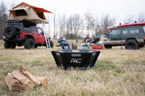 Rough Country 117513A Overland Collapsible Fire Pit with Carrying Bag