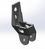 RPM Steering 3022 Offset Track Bar Bracket for Jeep Wrangler JK 2007-2018