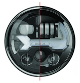 JW Speaker 0557193 EVO J3 LED Headlights | Black for Jeep Wrangler JK, JL & Gladiator JT 2007+