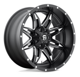 Fuel D567 Lethal Wheel 17x9 Black & Milled