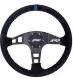 PRP Seats Flat Steering Wheel in Suede or Leather