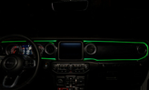 Oracle Lighting 4236-333 ColorSHIFT Fiber Optic LED Interior Kit for Jeep Wrangler JL & Gladiator JT 2018+