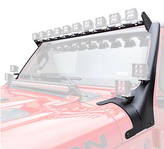 ZROADZ Z934931-BK4 Multi-LED Roof Cross Bar & A-Pillar Light Mount for Jeep Wrangler JL & Gladiator JT 2018+
