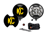KC Hilites 100 6" Slimlite LED 2-Light System | 50W Spot Beam Pattern