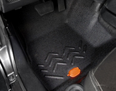 Armorlite Front Pair Flooring Kit in Mesa Smoke for Jeep Wrangler JK 4 Door 2007-2018