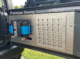 813 Fabrication Rear Gate Compressor Enclosure/MOLLE Panel for Jeep Wrangler JL 2018+