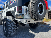 Next Venture Motorsports Featherweight Series Aluminum Rear Bumper for Jeep Wrangler JK 2007-2018