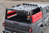 LoD Offroad JRR2021 Black Ops Bed Rack in Black for Jeep Gladiator JT 2020+