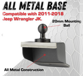 Bulletpoint Mounting Solutions Diablo M6 Magnetic Single 20mm Ball Dash Phone Mount for Jeep Wrangler JK 2011-2018