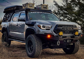 Backwoods Adventure Mods BWTY3T-103XXBBB Hi-Lite Overland Front Bumper for Toyota Tacoma Gen 3 2016-2023