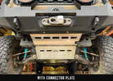 Backwoods Adventure Mods BWTT3A-9130-NP Aluminum Connector Skid Plate for Toyota Tacoma 2005-2023