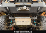 Backwoods Adventure Mods BWTT3A-9130-NP Aluminum Connector Skid Plate for Toyota Tacoma 2005-2023