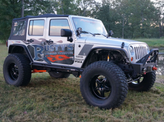 Rusty's Off Road RA-MF6500-JK Skinny Fenders for Jeep Wrangler JK 2007-2018