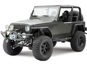 Smittybilt 76631 SRC Side Armor & Step for Wrangler TJ & YJ 1987-2006