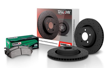 Hawk Performance HKC5397.941Y Front Street Rotor and Brake Pad Kit for Jeep Wrangler JL & Gladiator JT 2018+